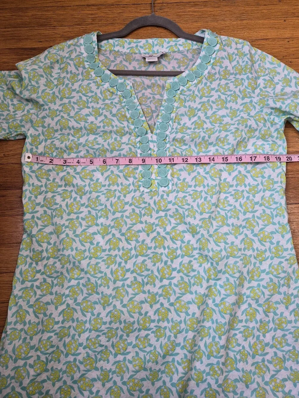 Vineyard Vines Tunic Swim Coverup Turtle Print Size Medium